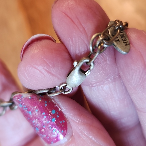 Liz‎ Henry 925 silver marked turquoise beaded necklace 18" - Picture 14 of 15